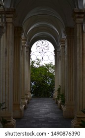 The Masterpiece Of Forced Perspective Optical Illusion In The French Style Arcaded Courtyard