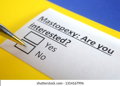 Mastopexy: Are You Interested? Yes Or No