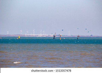 The Masts Of The WWI Liberty Ship SS Richard Montgomery That Sank With It's Cargo Of Explosives In August 1944