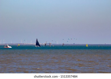 The Masts Of The WWI Liberty Ship SS Richard Montgomery That Sank With It's Cargo Of Explosives In August 1944