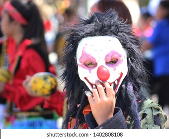 Matachines Dancing To The Virgin Of Guadalupe, Saltillo, Coahuila, Mexico. 05-12-2019