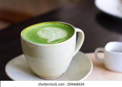 Matcha Latte Cup Of Green Tea