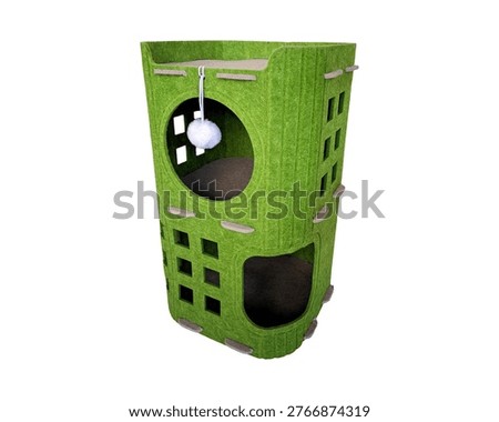 Matcha Square 2 Layer Multi Level Cat House