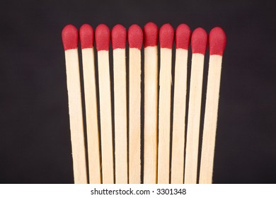 matches close up shot
