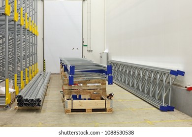 Construction Site Automated Distribution Warehouse Stock Photo (Edit ...