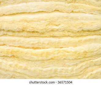 Material of glass wool insulation sheet Close-up