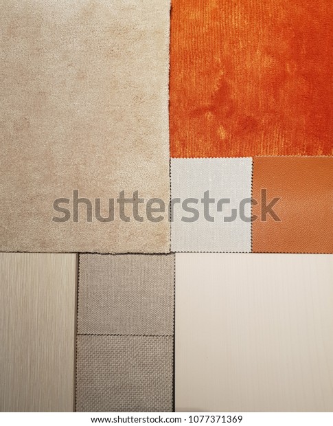 Material Moodboard Interior Stock Photo Edit Now 1077371369