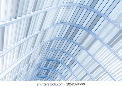 Material Pattern On Roof. Abstract Texture Background. Architecture And Building.