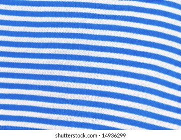 Material In White And Blue