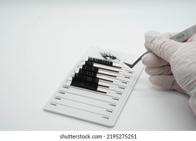 Material For The Work Of Eyelash Extensions, False Eyelashes, Microbrachis, Glue, Tweezers, Combs, Brushes For Eyelash Extensions.