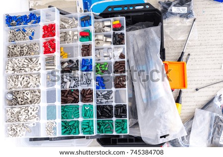 Materials in electrical and electrical installation.