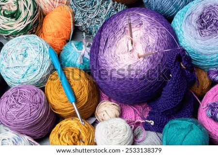 materials needed for knitting, wool, balls, skeins, crochet, knitting needles