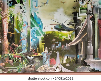 Materials used – include canvas type, materials used e.g. pastels or pencils