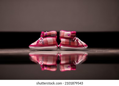 Maternity Shoot Baby Shoes Photo