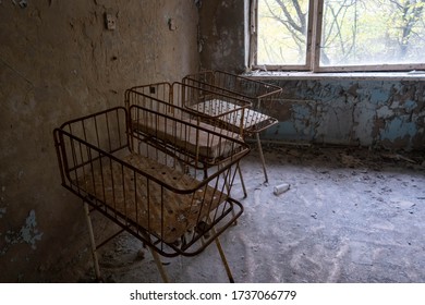 The Maternity Unit From The Pripyat Hospital In The Chernobyl Exclusion Zone