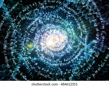 Math Forever Series Arrangement Formulas Fractals Stock Photo 484612351 