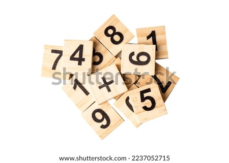 Similar – Image, Stock Photo lettuce numbers Joy Happy