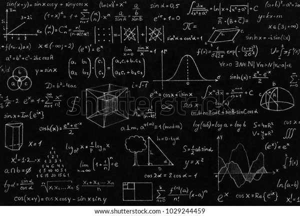 Mathematic Geometry Physic Formula Symbol On Stock Photo Edit Now