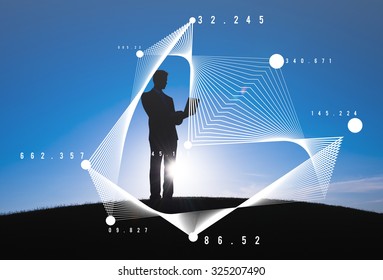 Mathematics Analysis Statistics Networking Geometry Concept