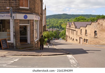 Matlock, Derbyshire, UK  05 27 2022 Corner Shop In A Rural Town