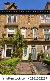 Matlock, Derbyshire, UK 05 27 2022 Large Terraced House Example