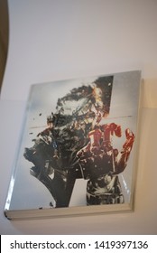 MATLOCK, UNITED KINGDOM, 8th June, 2019: The Front Cover Of The Metal Gear Solid V: The Phantom Pain The Complete Official Limited Edition Collector's Hardcover Strategy Guide 