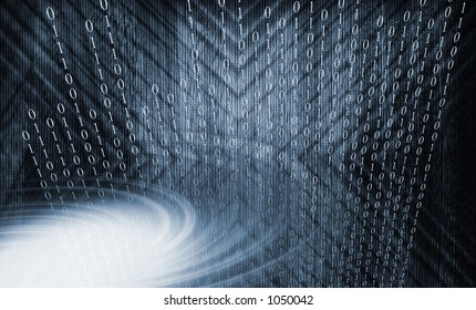 Matrix Background - Blue version