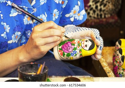 matryoshka doll painting craft skill the process of creating a piece of art