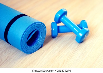 Mats For Fitness Classes And Dumbbells - Filter Instagram