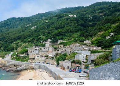 Matsu, Taiwan - JUN 27, 2019: Scenery of Qinbi Village at Matsu, Taiwan.