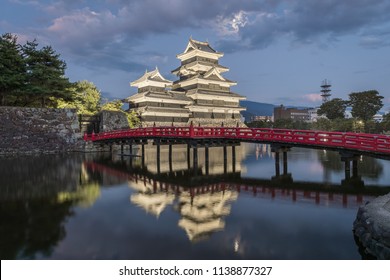 Matsumoto Castle In Fullmoon Day