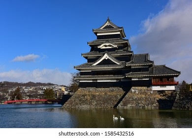 Matsumoto Castle From The Sengoku Period In Nagano Prefecture In Japan