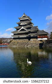 Matsumoto Castle From The Sengoku Period In Nagano Prefecture In Japan