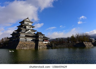 Matsumoto Castle From The Sengoku Period In Nagano Prefecture In Japan