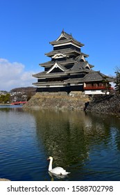 Matsumoto Castle From The Sengoku Period In Nagano Prefecture In Japan