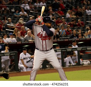 Matt Kemp Left Fielder For The Atlanta Braves At Case Field In Phoenix AZ USA August 23,2016.