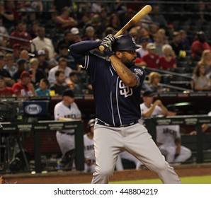 Matt Kemp  Outfielder For The San Diego Padres At Chase Field In Phoenix ,AZ USA July 5th,2016.