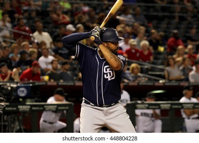 Matt Kemp  Outfielder For The San Diego Padres At Chase Field In Phoenix ,AZ USA July 5th,2016.