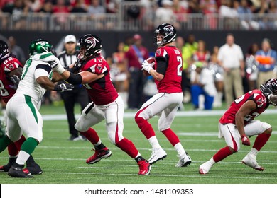 Matt Ryan - week #3 of the 2019 NFL Pre-Season Game Atlanta Falcons Host the New York Jets on Thursday August 15th 2019 at the Mercedes Benz Stadium in Atlanta Georgia USA