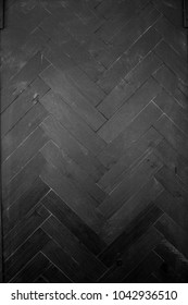 Matte Black Chevron Wood Background Texture Grain 