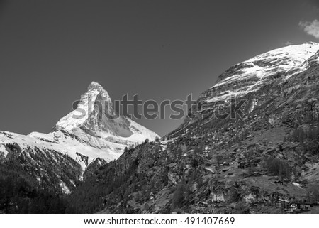 Similar – Image, Stock Photo Eiger, monk, virgin