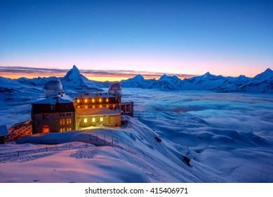 Matterhorn Peak, Zermatt, Switzerland.