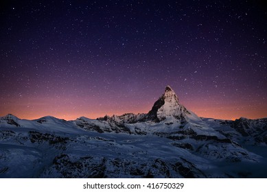 Matterhorn peak, Zermatt, Switzerland.
