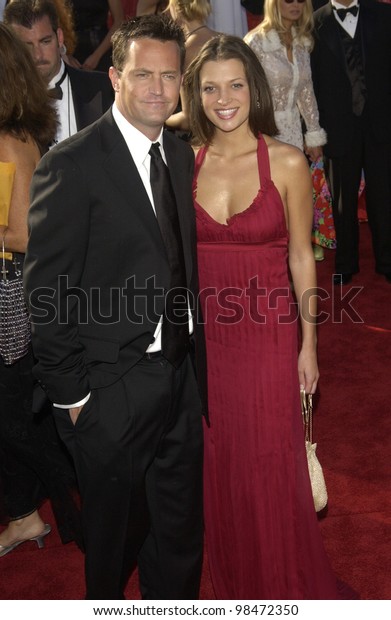 Matthew Perry Girlfriend Rachel Dunn At The 55th Annual Primetime Emmy Awards In Los Angeles Sept 21 2003 Paul Smith Featureflash