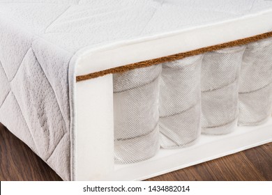 Mattress. Mattress inside, nature para latex rubber, pillow and mattress material - Shutterstock ID 1434882014