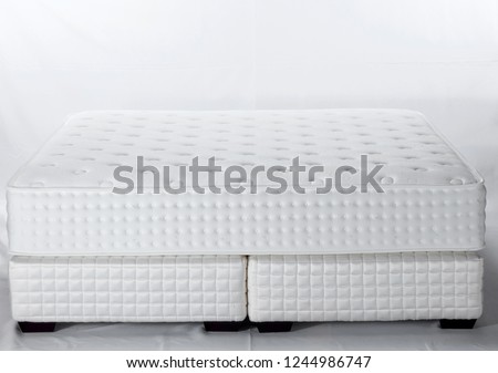  Mattress isolated on white background