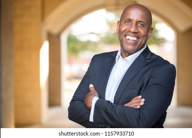 Mature African American Businessman