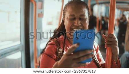 Similar – Image, Stock Photo Train journey Lifestyle