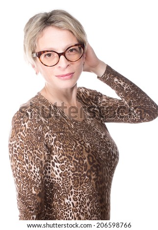 mature blonde with glasses Mature blonde with glasses