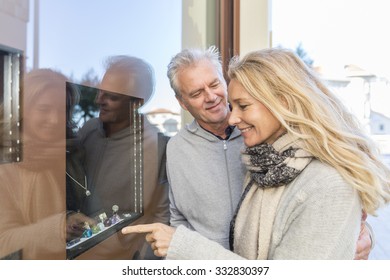 Mature Couple Doing Shopping